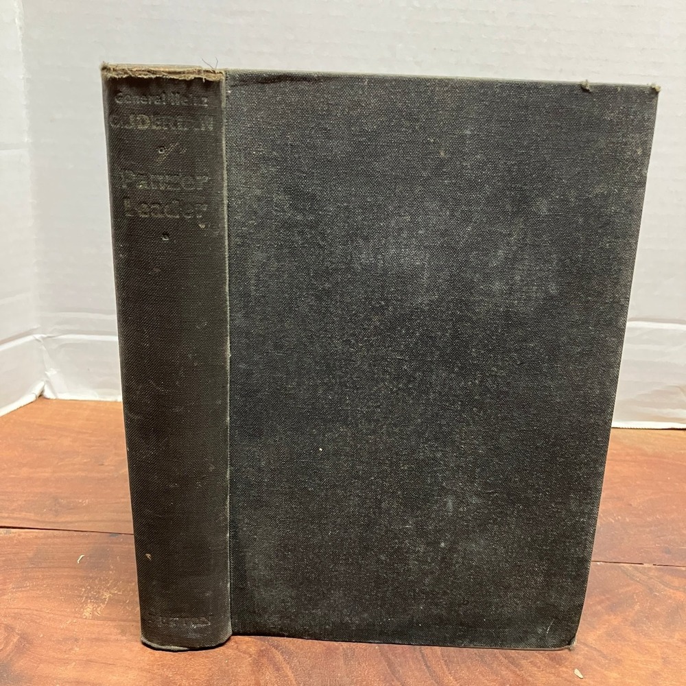 Panzer Leader Heinz Guderian 1952 World War II Military History First US Edition